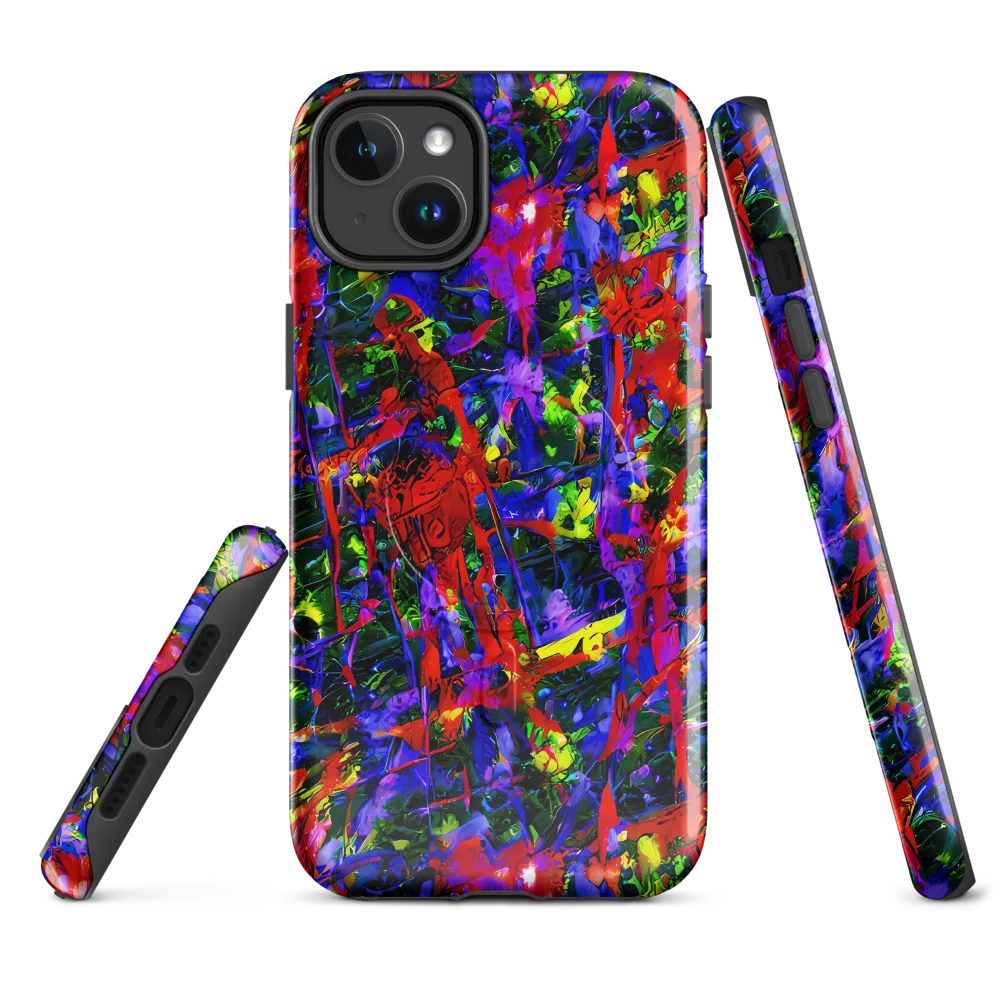 Fractured Rainbow on MagSafe Tough Case for iPhone® — Front