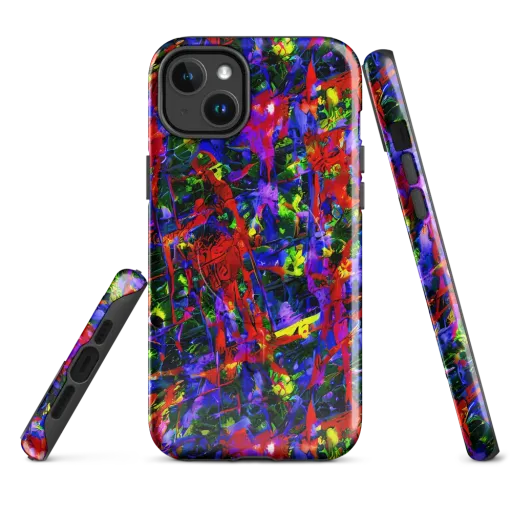 Fractured Rainbow on a MagSafe Tough Case for iPhone®