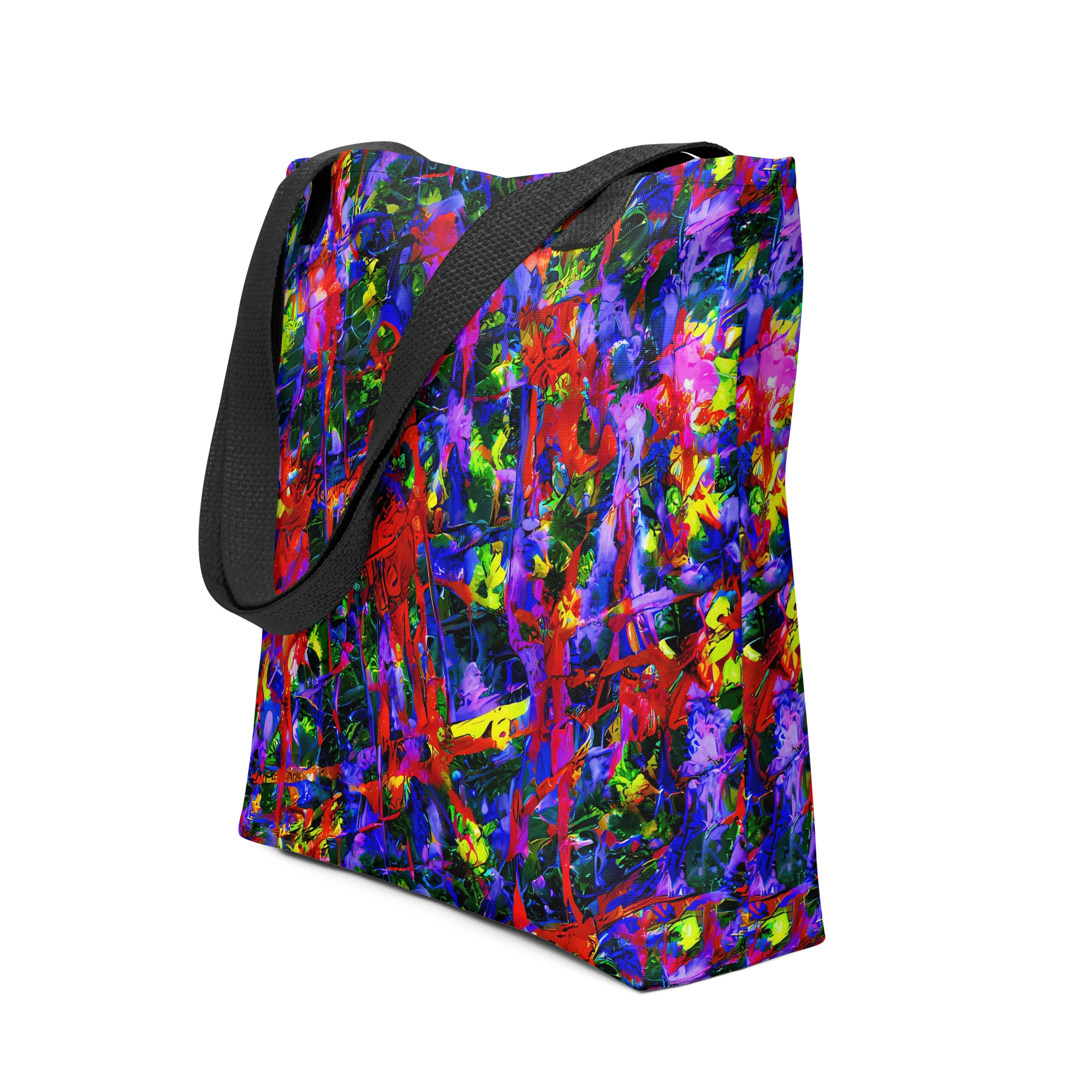 Fractured Rainbow on Tote Bag — Front