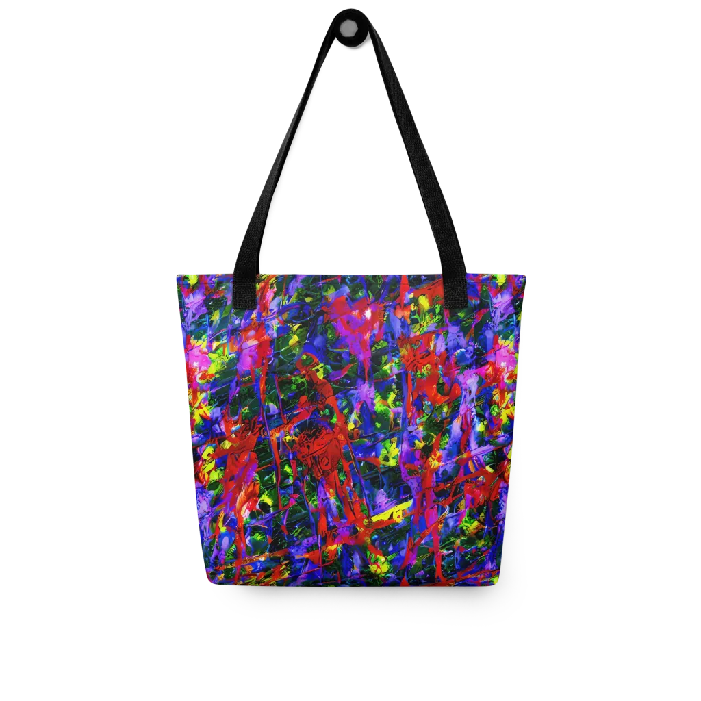 Fractured Rainbow on Tote Bag — Front