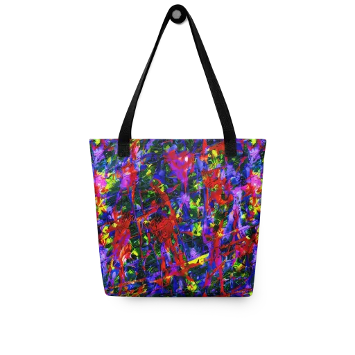 Fractured Rainbow on a Tote Bag