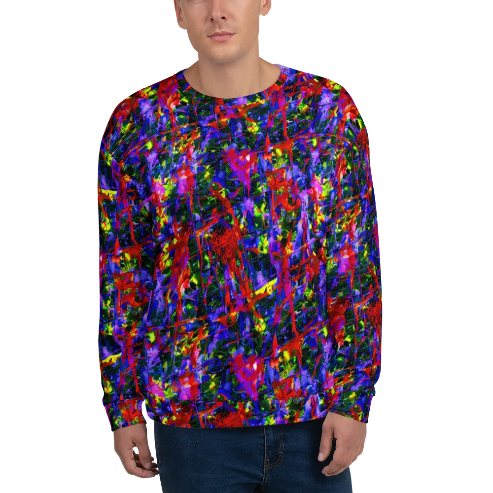 Fractured Rainbow on Sweatshirt — Front