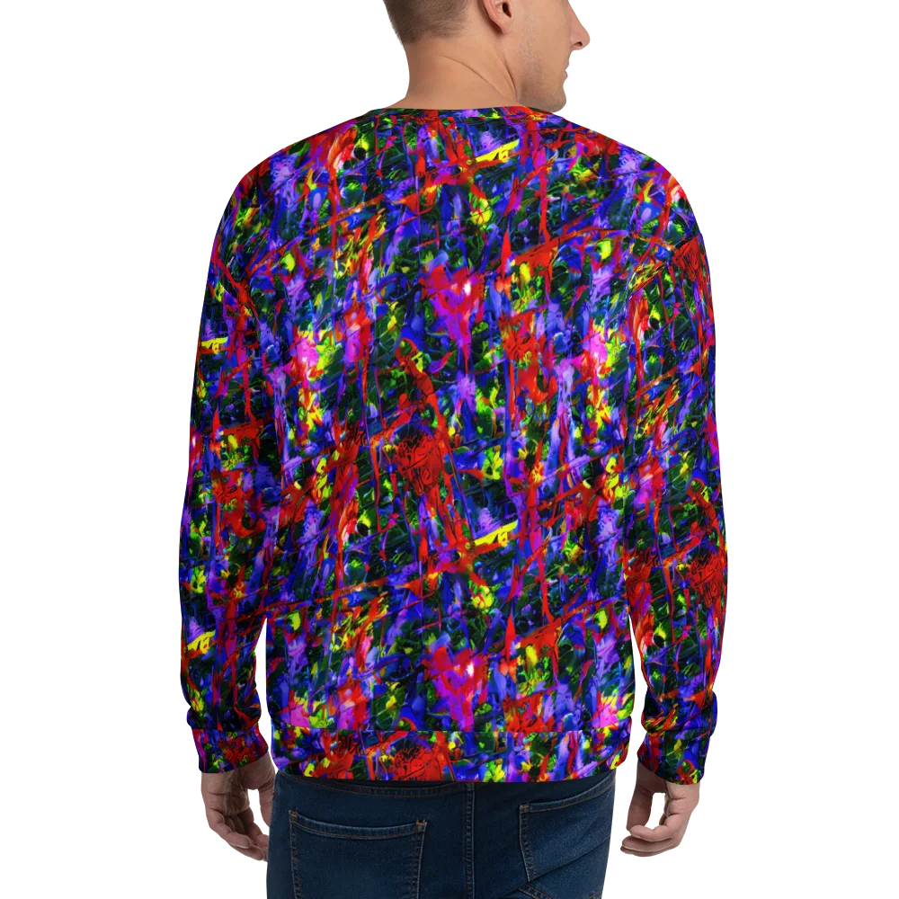 Fractured Rainbow on Sweatshirt — Back