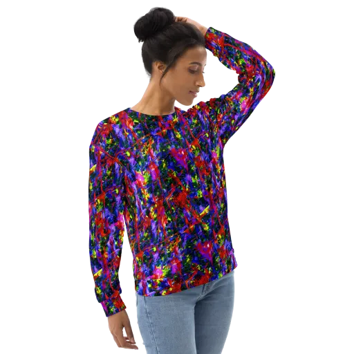 Fractured Rainbow on a Sweatshirt