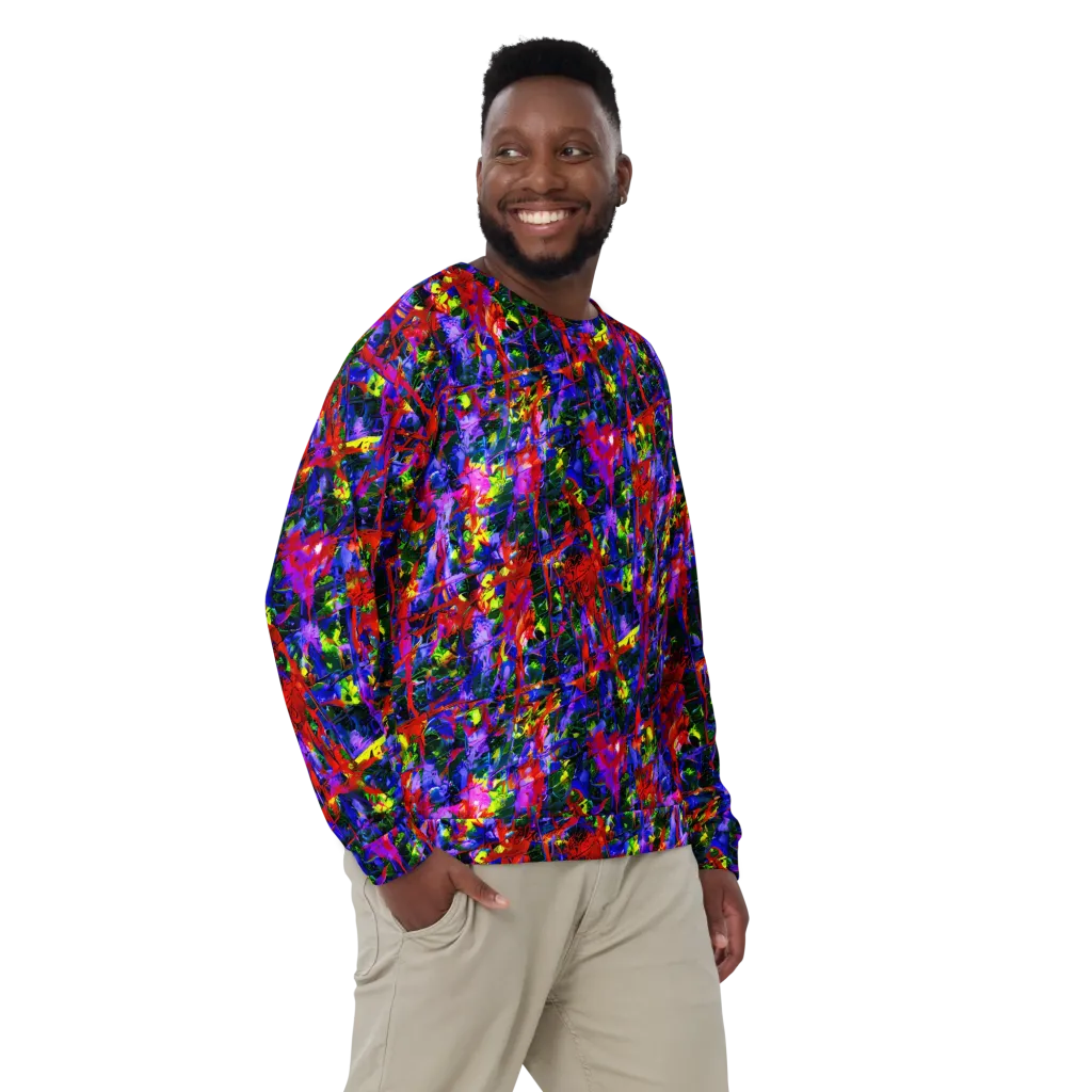 Fractured Rainbow on Sweatshirt — Front