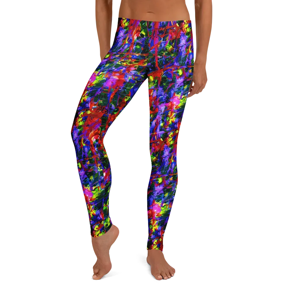 Fractured Rainbow on Leggings — Front