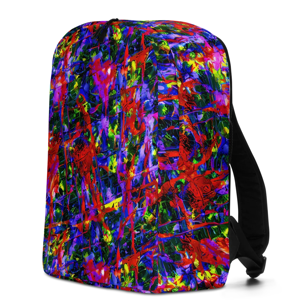 Fractured Rainbow on Minimalist Backpack — Left