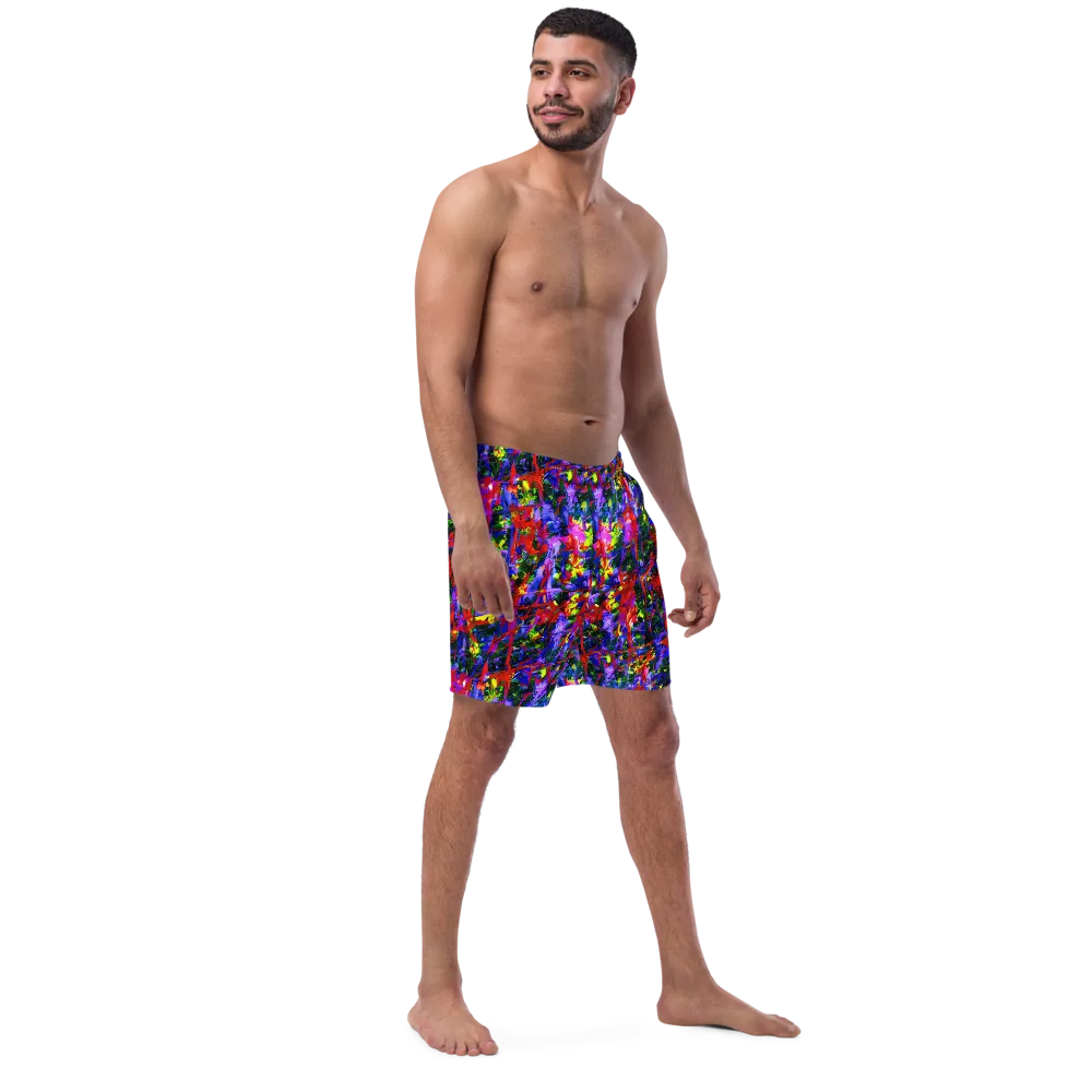 Fractured Rainbow on Swim Trunks — Right Front