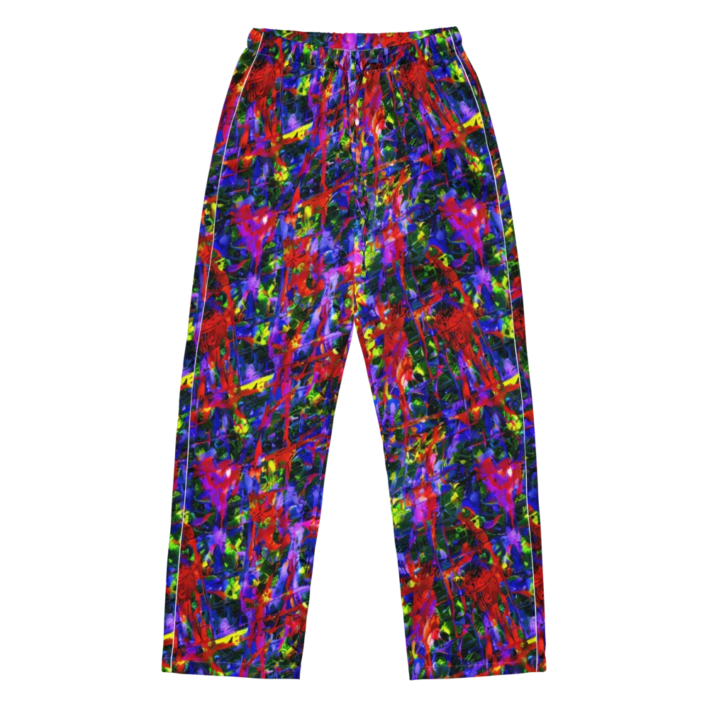 Fractured Rainbow on Women's Pajama Pants — Front