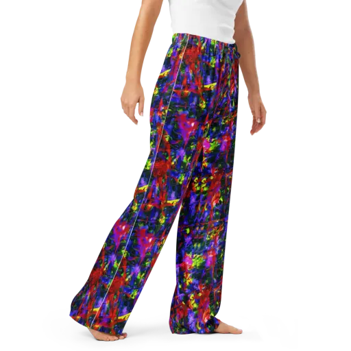 Fractured Rainbow on a Women's Pajama Pants