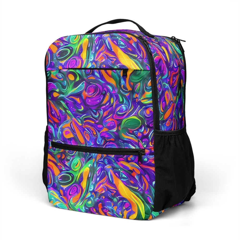 Psychedelic Rapture on Utility Backpack — Left Front