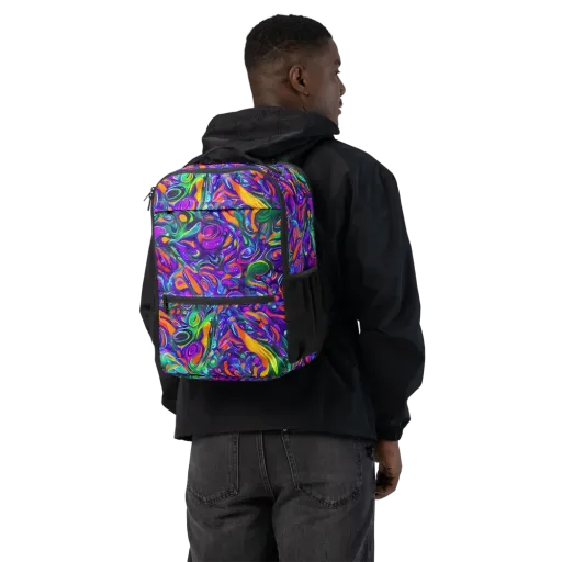 Psychedelic Rapture on a Utility Backpack