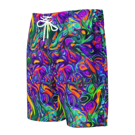 Psychedelic Rapture on a Men's Board Shorts