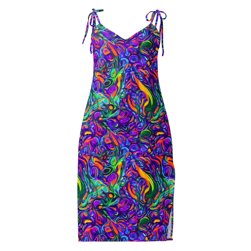 Psychedelic Rapture on Slip Dress — Front