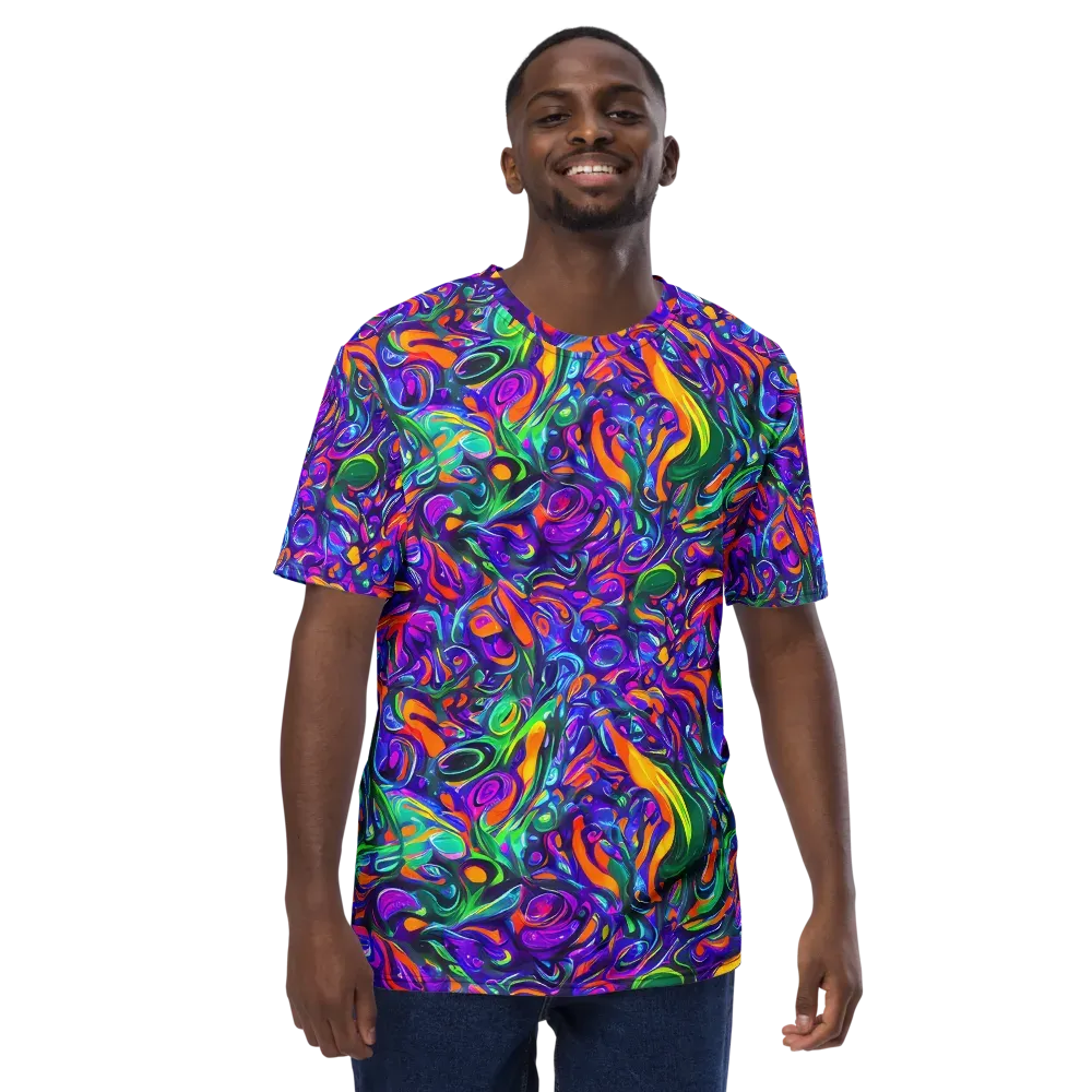 Psychedelic Rapture on Men's Crew Neck T-Shirt — Front