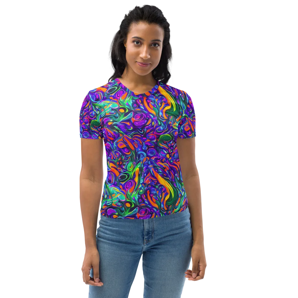 Psychedelic Rapture on Women's Crew Neck T-Shirt — Front