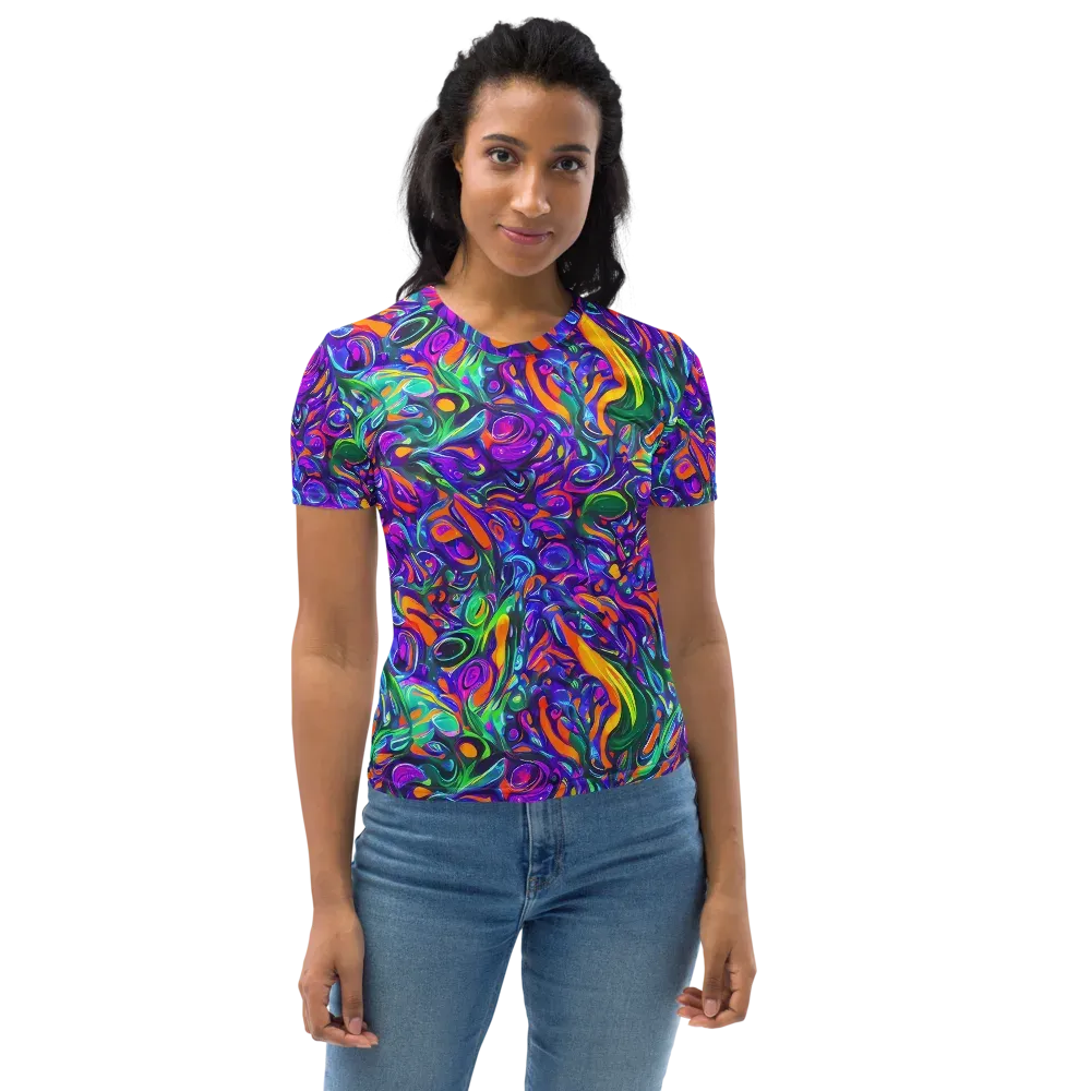 Psychedelic Rapture on Women's Crew Neck T-Shirt — Front