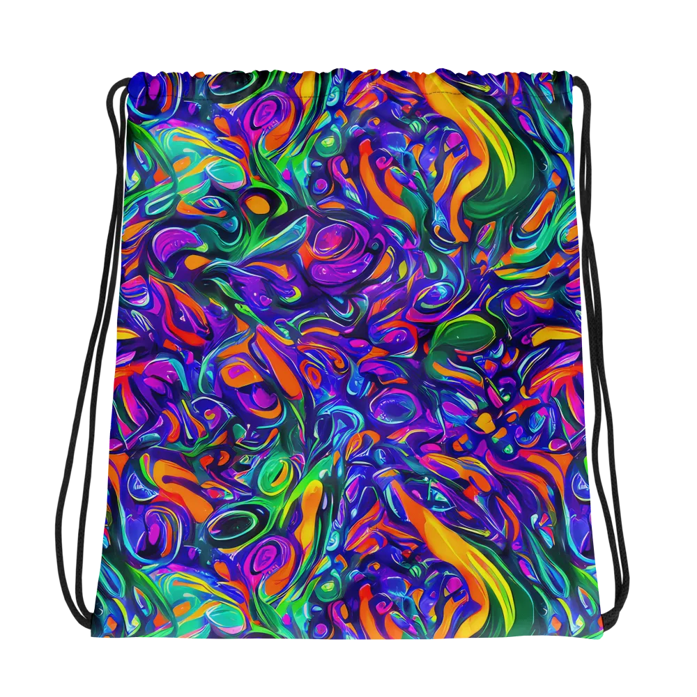 Psychedelic Rapture on Drawstring Bag — Photo