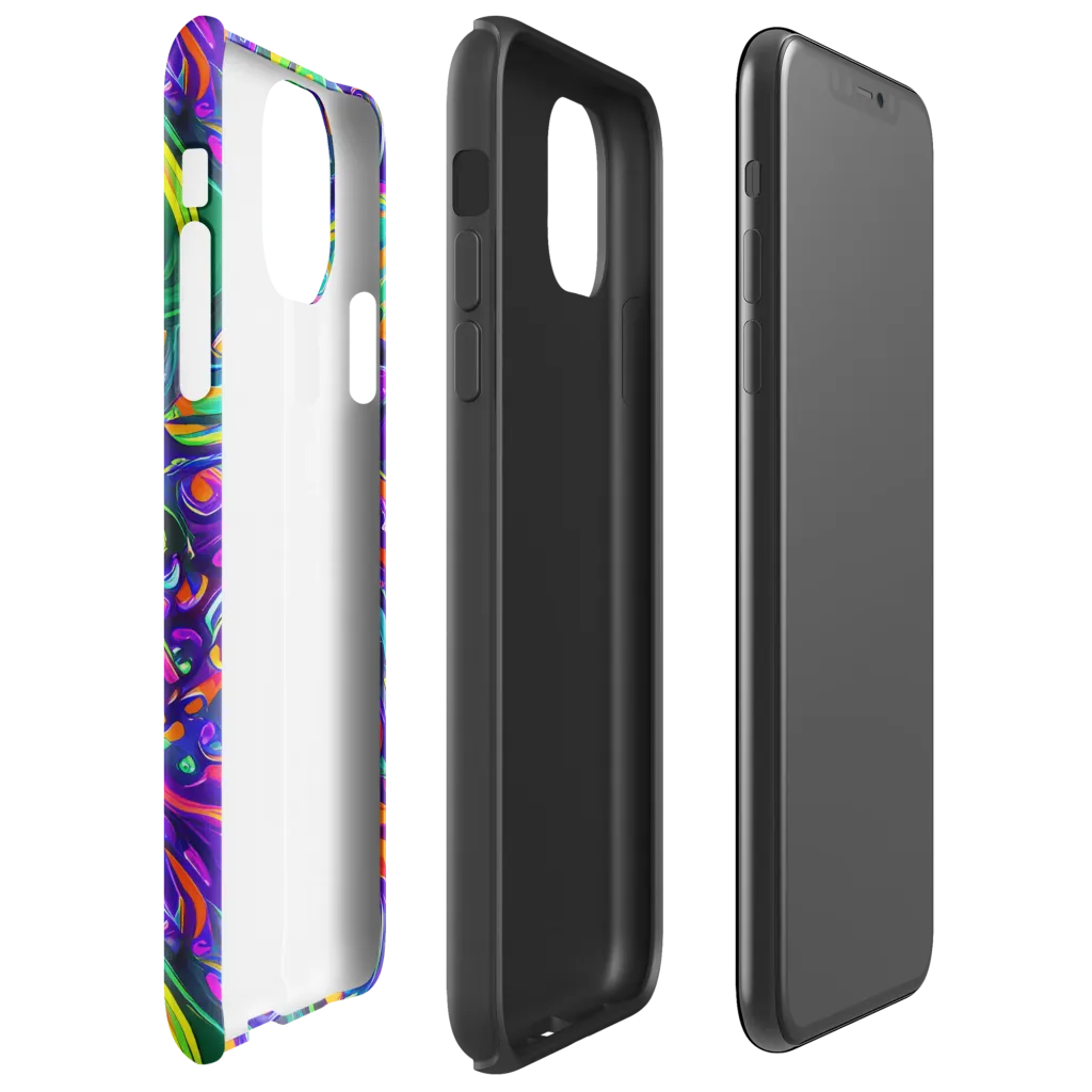 Psychedelic Rapture on Tough Case for iPhone® — Right