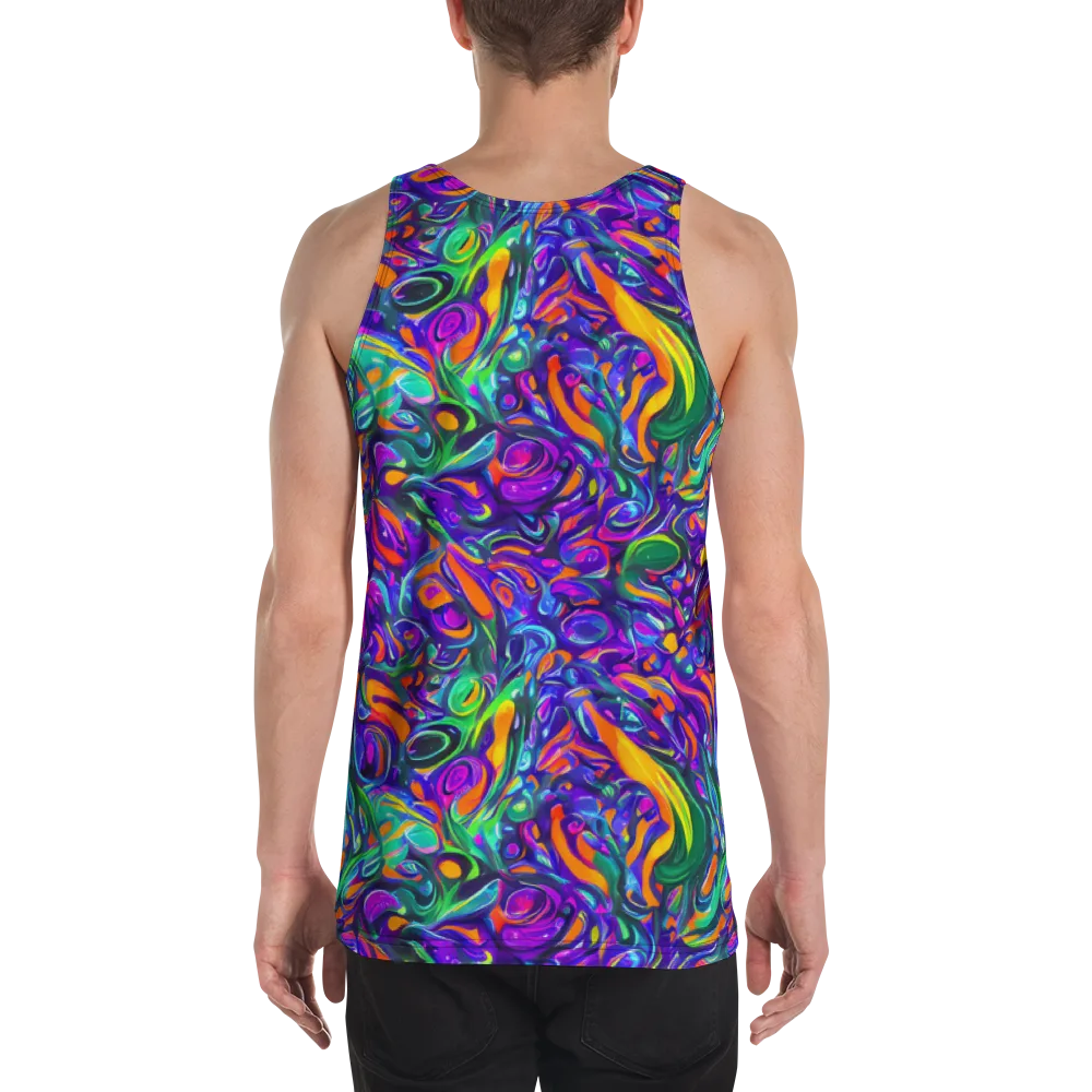 Psychedelic Rapture on Men's Tank Top — Back