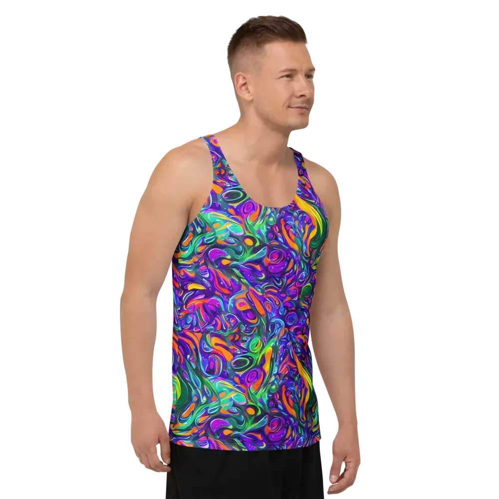Psychedelic Rapture on Men's Tank Top — Right Front