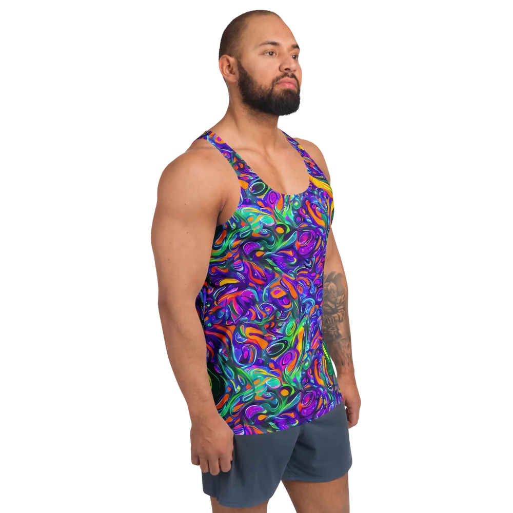 Psychedelic Rapture on Men's Tank Top — Right Front