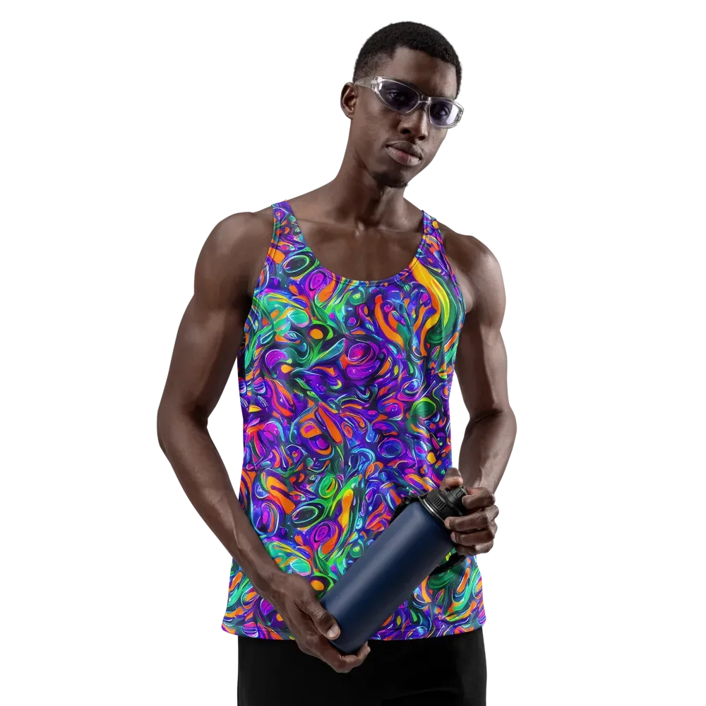 Psychedelic Rapture on Men's Tank Top — Front