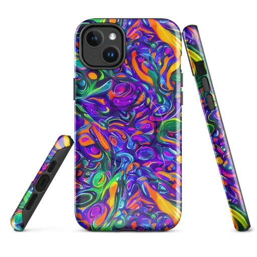 Psychedelic Rapture on a MagSafe Tough Case for iPhone®