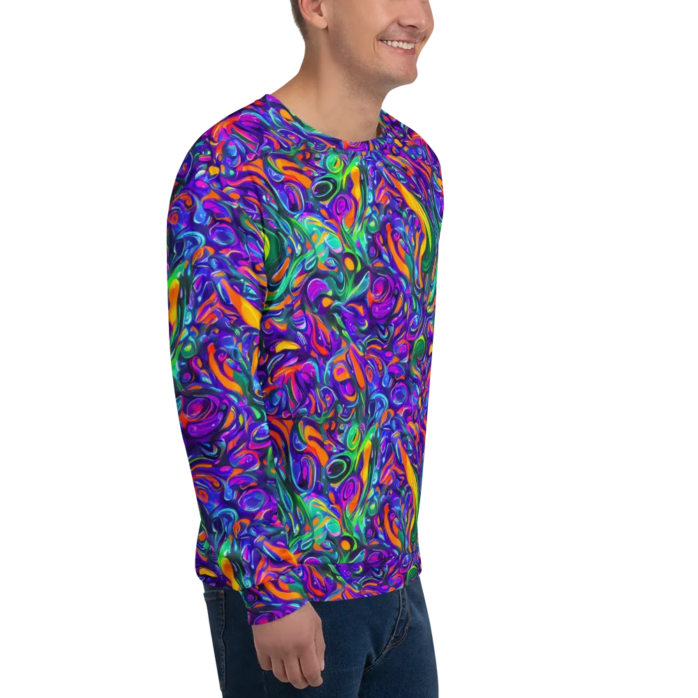 Psychedelic Rapture on Sweatshirt — Right Front