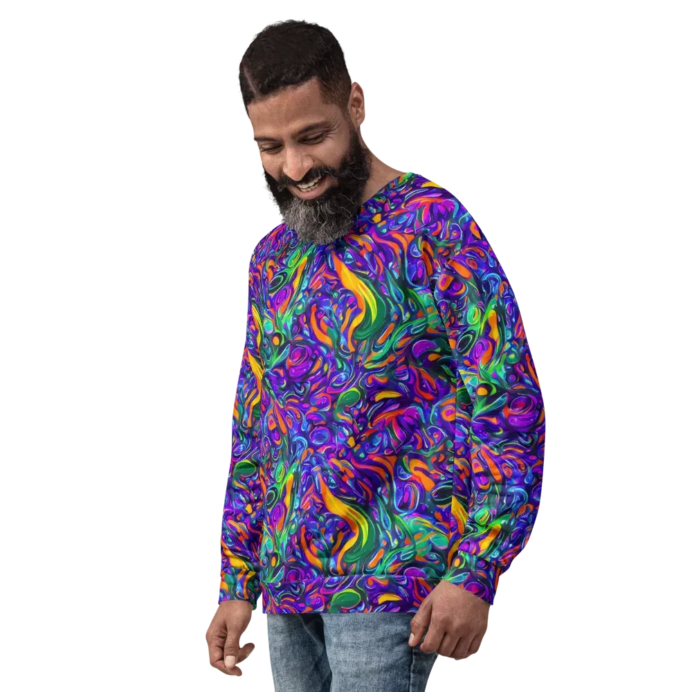 Psychedelic Rapture on Sweatshirt — Left Front