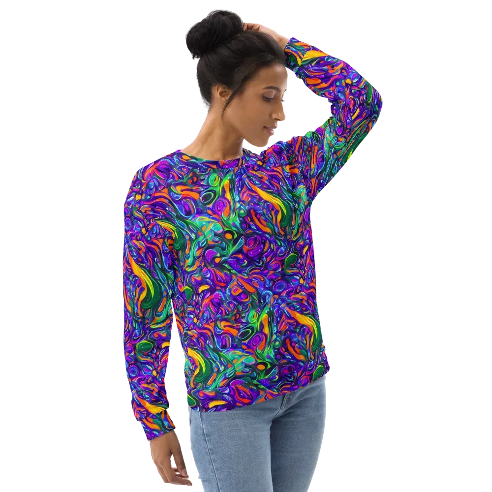 Psychedelic Rapture on Sweatshirt — Right Front