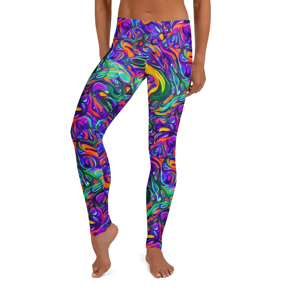 Psychedelic Rapture on Leggings — Front