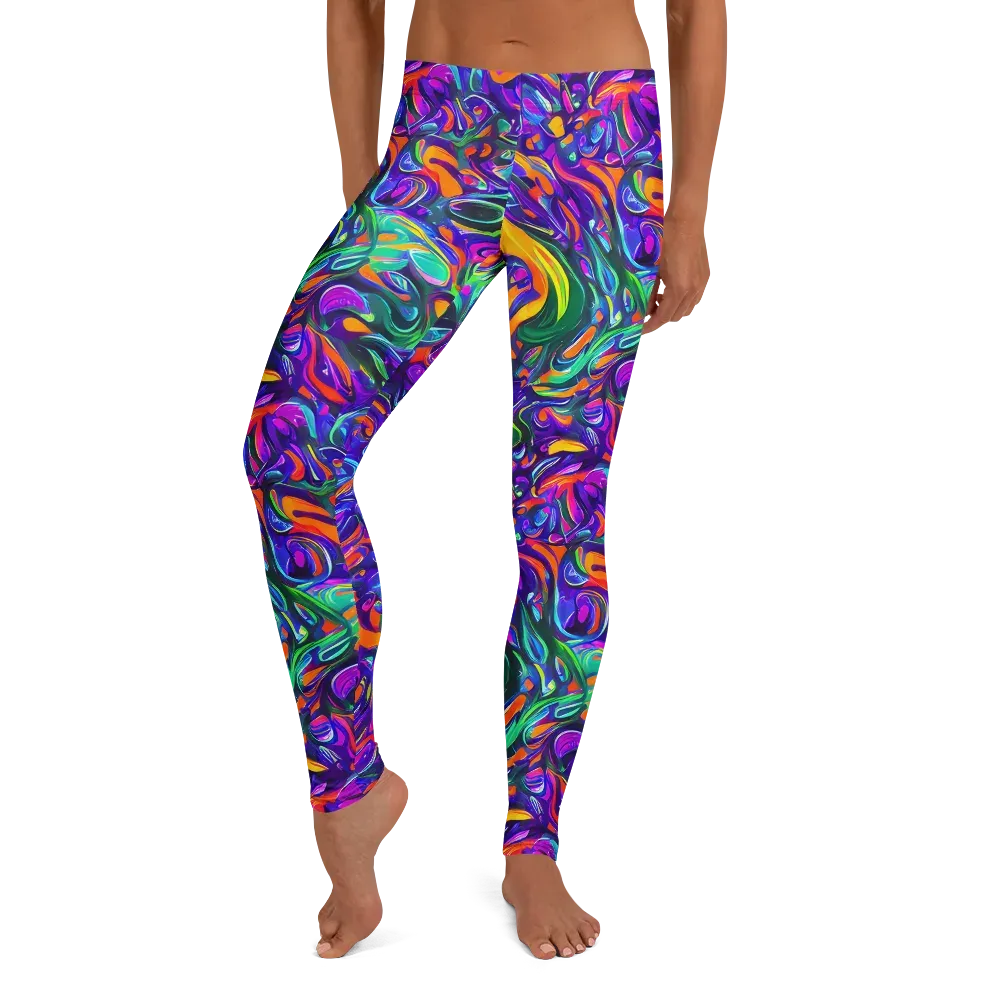 Psychedelic Rapture on Leggings — Front