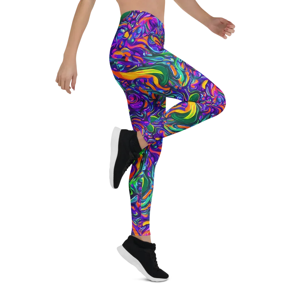 Psychedelic Rapture on Leggings — Right