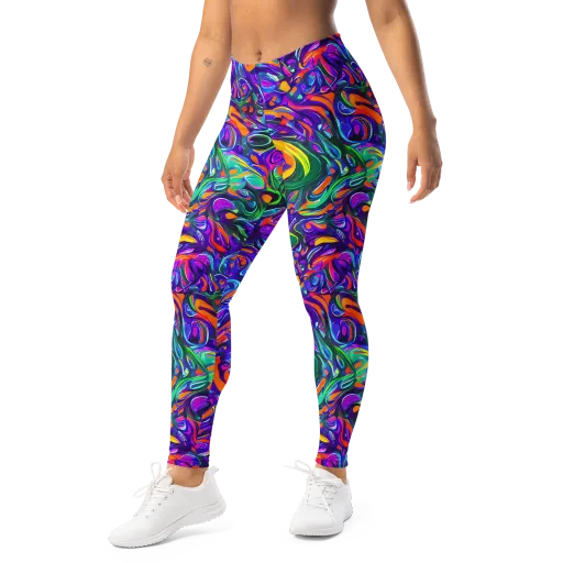 Psychedelic Rapture on a Leggings