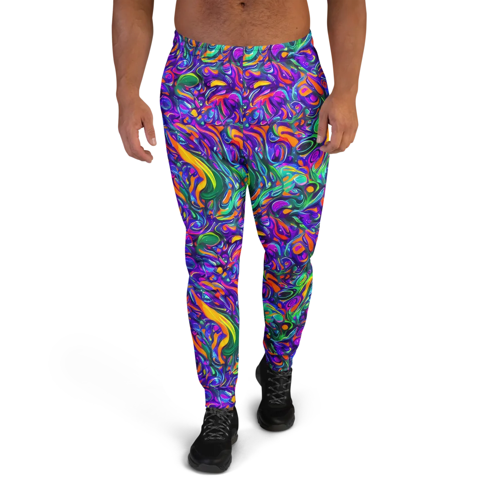 Psychedelic Rapture on Men's Joggers — Front