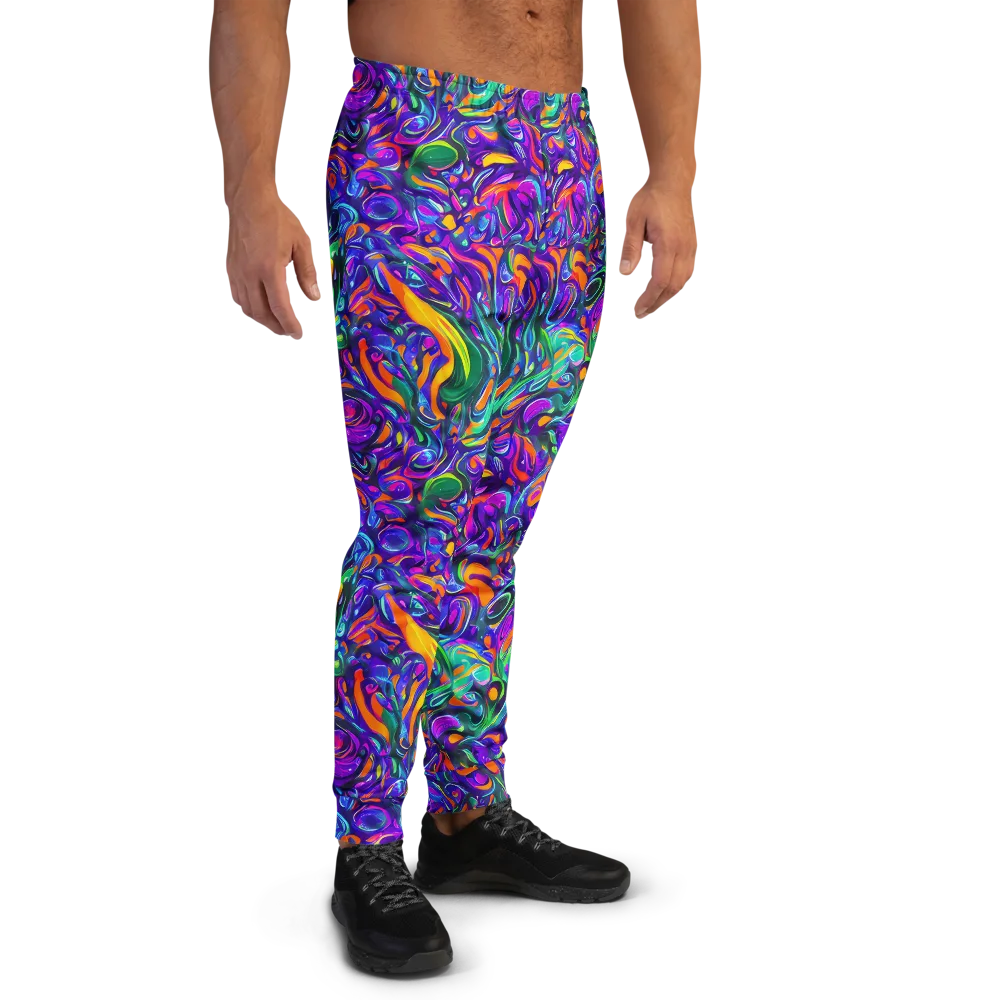 Psychedelic Rapture on Men's Joggers — Right