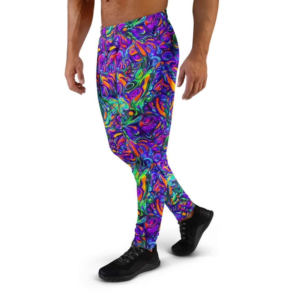 Psychedelic Rapture on Men's Joggers — Left