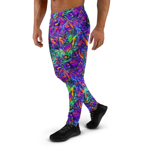 Psychedelic Rapture on a Men's Joggers