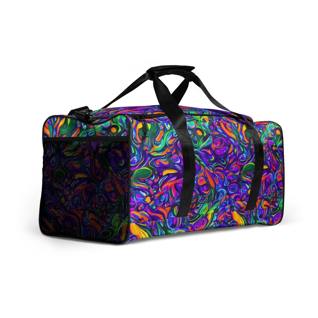 Psychedelic Rapture on Duffle Bag — Right Front