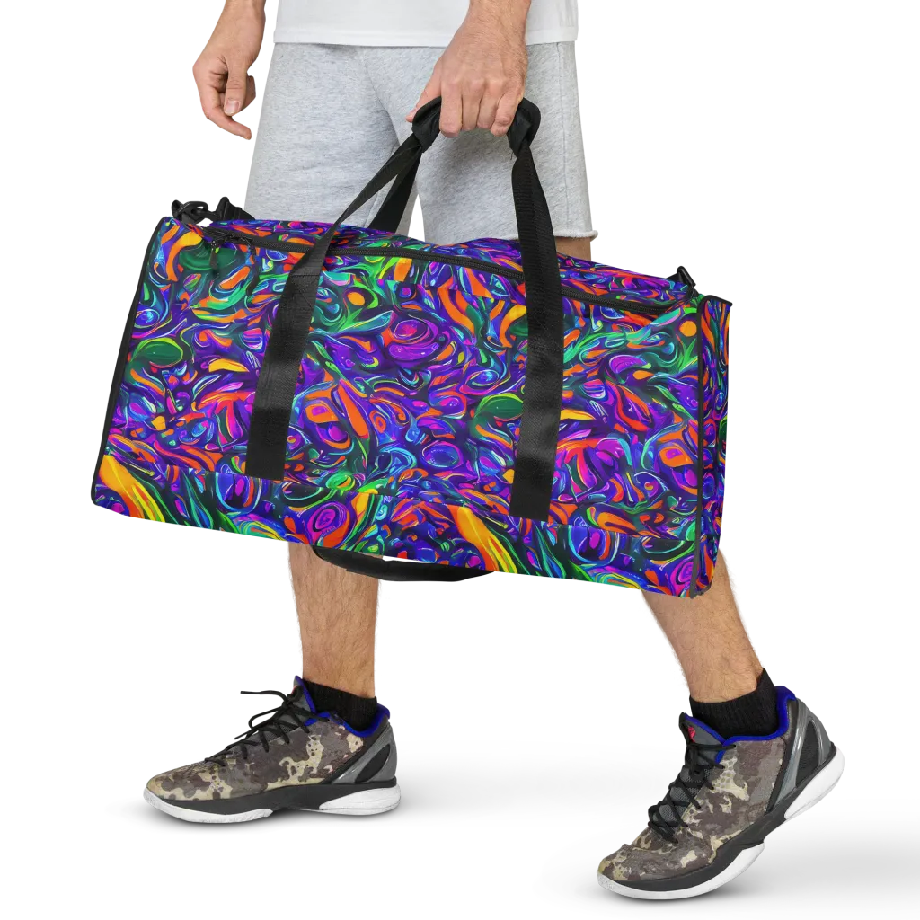 Psychedelic Rapture on Duffle Bag — Front