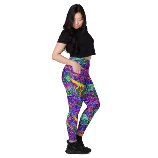 Psychedelic Rapture on a Leggings with Pockets