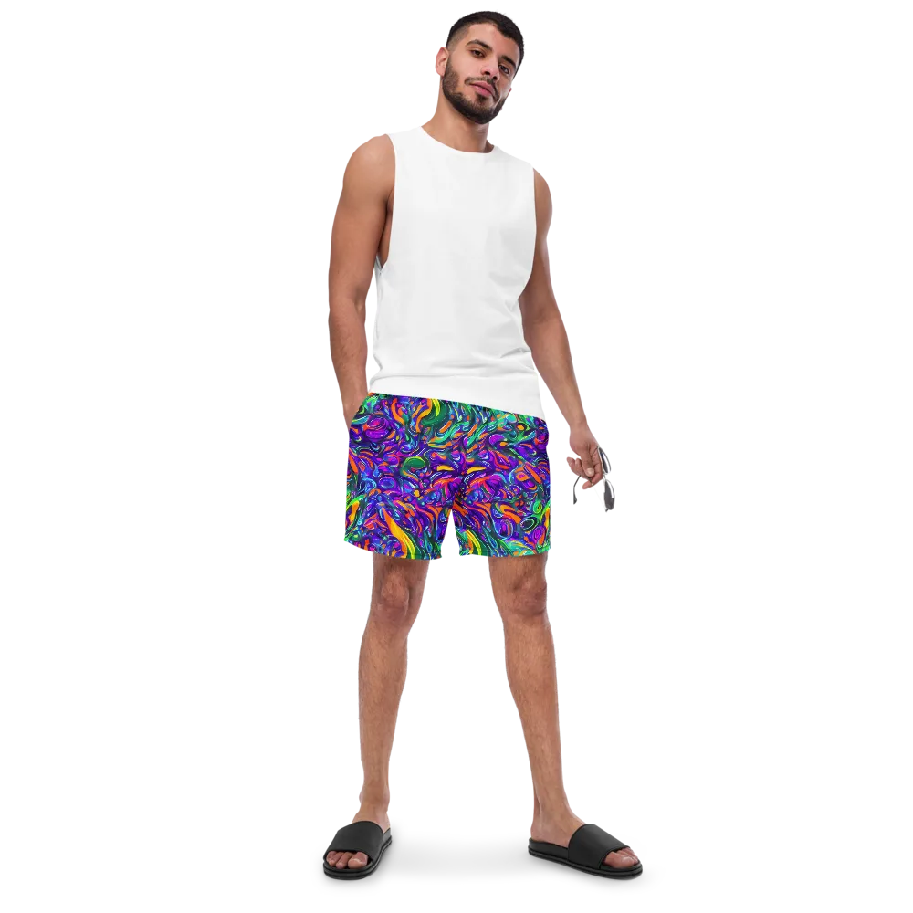 Psychedelic Rapture on Swim Trunks — Front