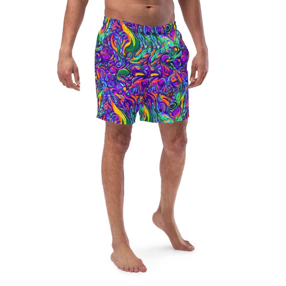 Psychedelic Rapture on Swim Trunks — Front