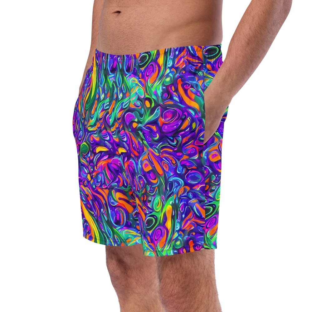 Psychedelic Rapture on Swim Trunks — Left Front