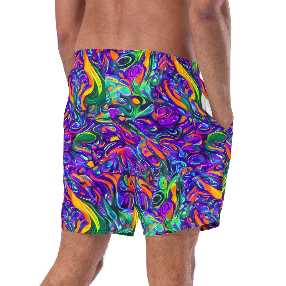 Psychedelic Rapture on Swim Trunks — Right Back