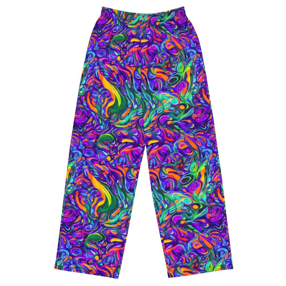 Psychedelic Rapture on Wide-Leg Pants — Front