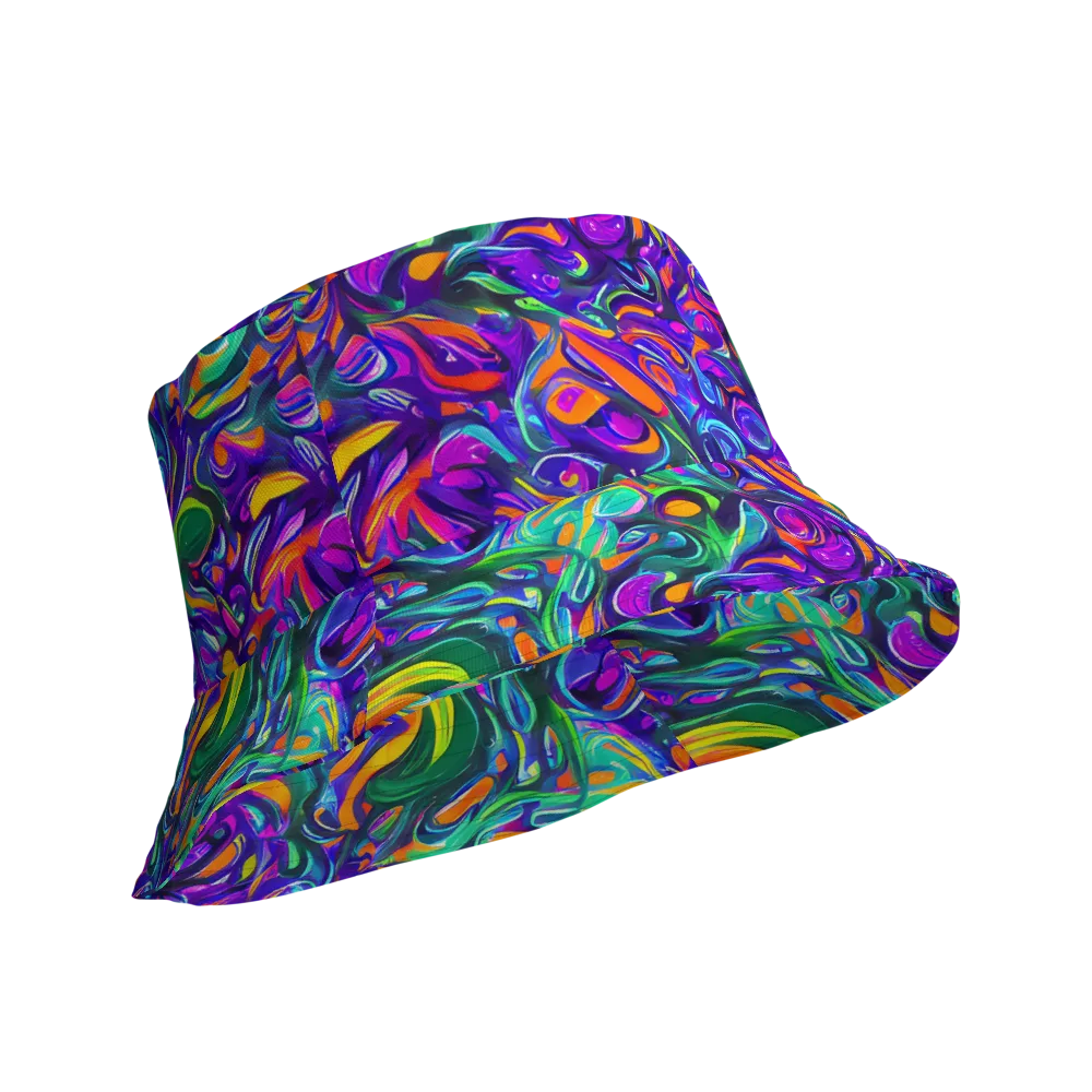 Psychedelic Rapture on Reversible Bucket Hat — Product details Outside