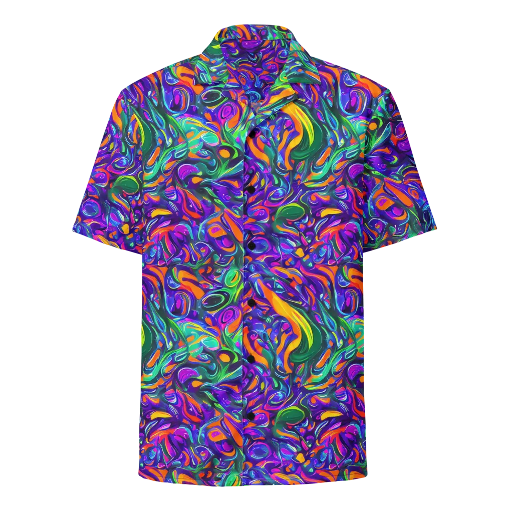 Psychedelic Rapture on Button Shirt — Front