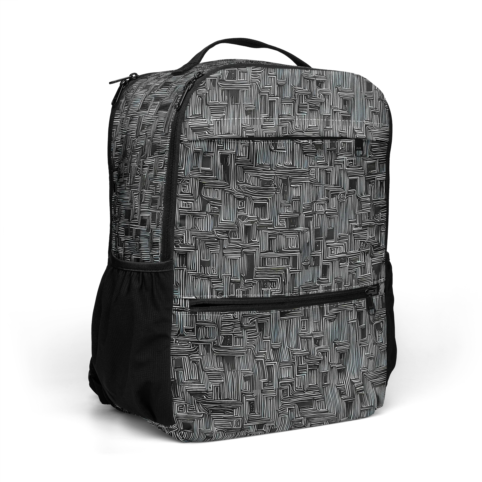 Linear Obsession on Utility Backpack — Right Front